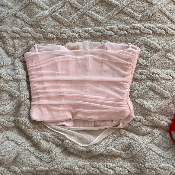 House of CB Pink Strapless Top - Picture 3 of 6